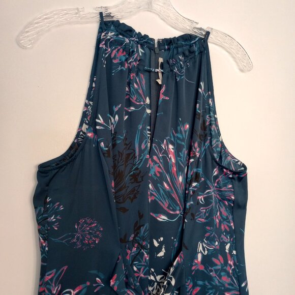 Rachel Roy Claudette Floral Tie Front Midi Dress - Picture 3 of 12